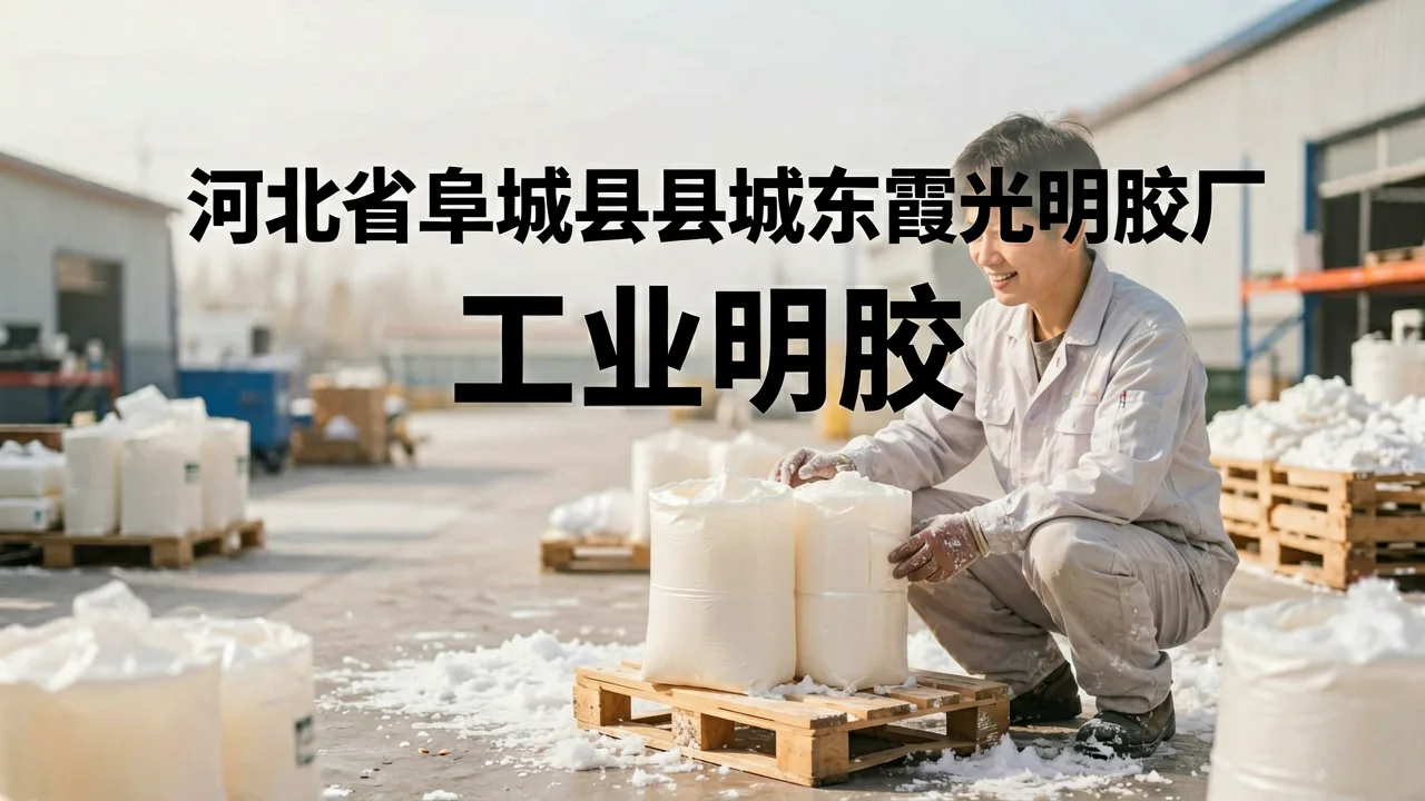 河北省阜城县县城东霞光明胶厂 主题配图